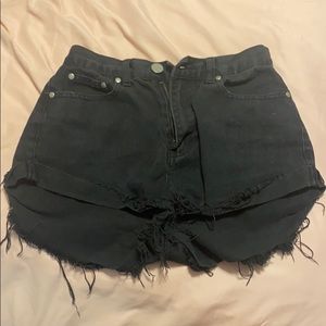 Princess Polly black shorts